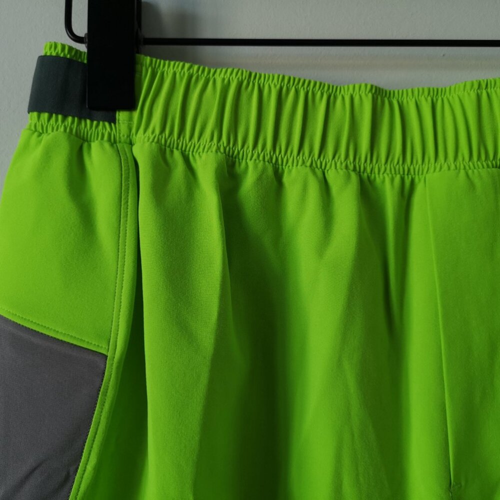 NWT LULULEMON SEAWHEEZE ABTH Green Grey Surge Shorts 6" LL Men's Medium Rare - Picture 2 of 8